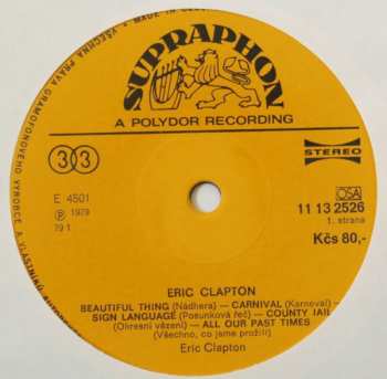 LP Eric Clapton: Eric Clapton