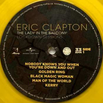 2LP Eric Clapton: The Lady In The Balcony: Lockdown Sessions CLR
