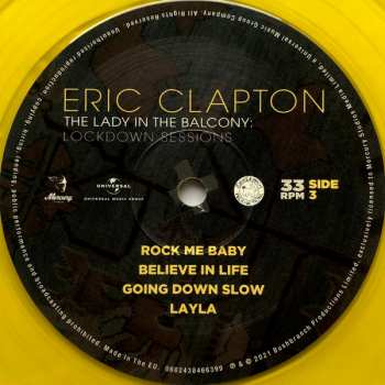 2LP Eric Clapton: The Lady In The Balcony: Lockdown Sessions CLR