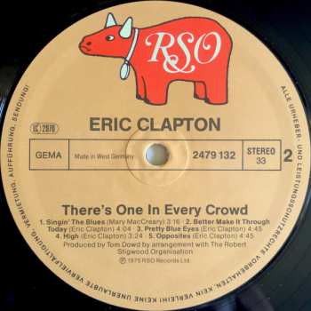LP Eric Clapton: There's One In Every Crowd