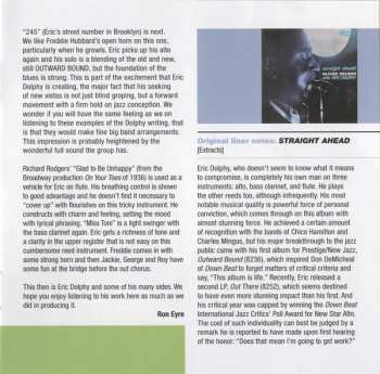 2CD Eric Dolphy: Outward Bound