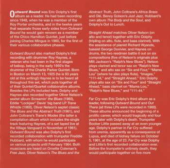 2CD Eric Dolphy: Outward Bound