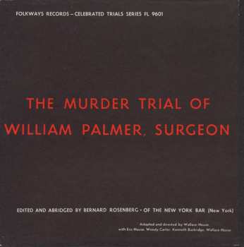 Album Eric House: The Murder Trial Of William Palmer Surgeon