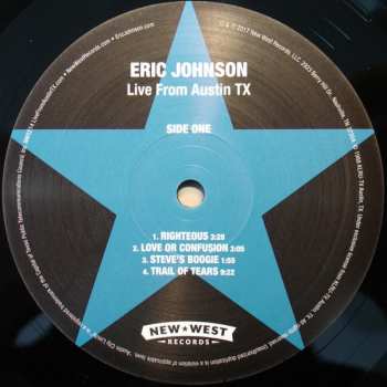 2LP Eric Johnson: Live From Austin, TX