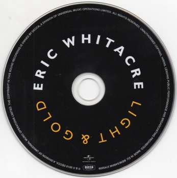 CD Eric Whitacre: Light & Gold