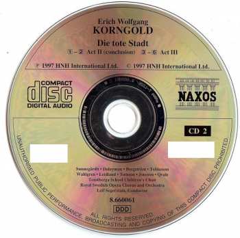2CD Erich Wolfgang Korngold: Die Tote Stadt