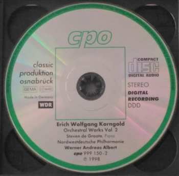 4CD Erich Wolfgang Korngold: Orchestral Works 1-4