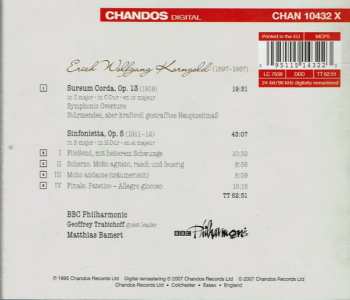 CD Erich Wolfgang Korngold: Sursum Corda / Sinfonietta