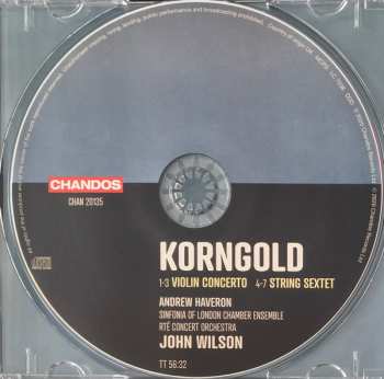 CD Erich Wolfgang Korngold: Violin Concerto / String Sextet