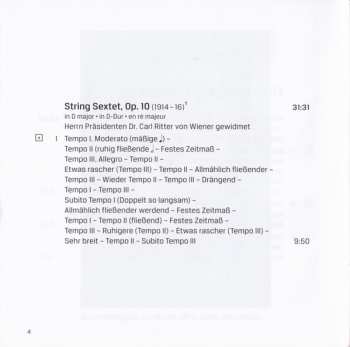 CD Erich Wolfgang Korngold: Violin Concerto / String Sextet