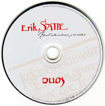 2CD Erik Satie: Avant-Dernières Pensées