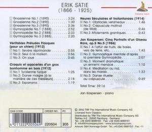 CD Erik Satie: 3 Gymnopédies, A.M.O.