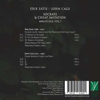 CD Erik Satie: Socrate & Cheap Imitation