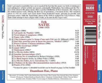 CD Erik Satie: Piano Works