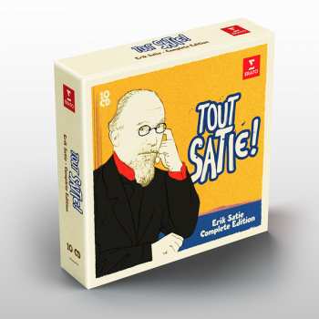 10CD/Dobozkészlet Erik Satie: Tout Satie! - Erik Satie Complete Edition