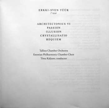 CD Erkki-Sven Tüür: Crystallisatio