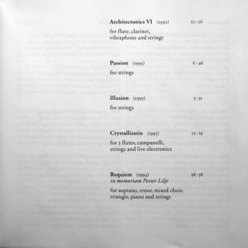 CD Erkki-Sven Tüür: Crystallisatio