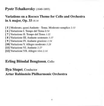 CD Pyotr Ilyich Tchaikovsky: Cello Concertos