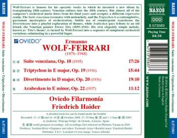CD Friedrich Haider: Suite Veneziana • Triptychon • Divertimento