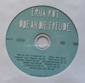 CD Erna Rot: Ode An Die Freude DIGI