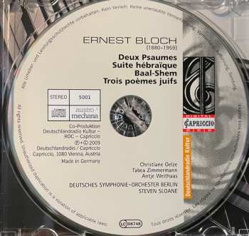 CD Radio-Symphonie-Orchester Berlin: Deux Psaumes - Suite Hébraïque - Baal Shem - Trois Poèmes Juifs