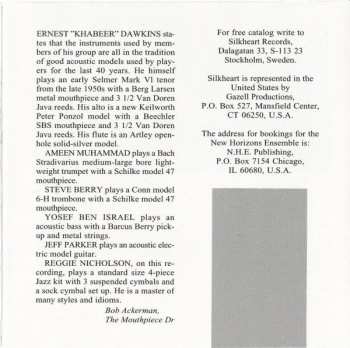 CD Ernest Dawkins New Horizons Ensemble: Chicago Now - Thirty Years Of Great Black Music Vol.2