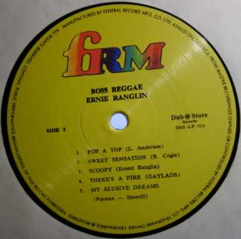 LP Ernest Ranglin: Boss Reggae - Sounds Ranglin