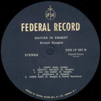LP Ernest Ranglin: Guitar In Ernest
