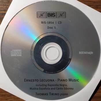 6CD/Dobozkészlet Ernesto Lecuona: Ernesto Lecuona-The Piano Music-Selected Songs