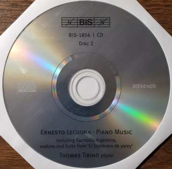 6CD/Dobozkészlet Ernesto Lecuona: Ernesto Lecuona-The Piano Music-Selected Songs