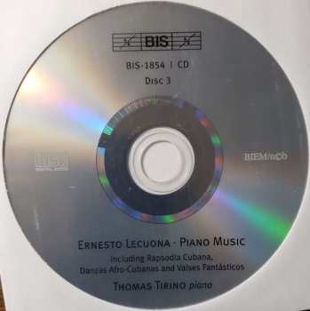 6CD/Dobozkészlet Ernesto Lecuona: Ernesto Lecuona-The Piano Music-Selected Songs