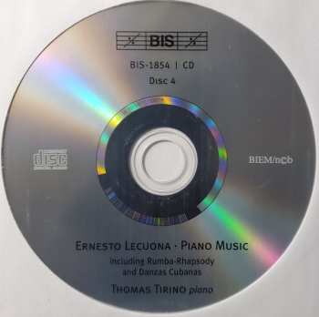 6CD/Dobozkészlet Ernesto Lecuona: Ernesto Lecuona-The Piano Music-Selected Songs