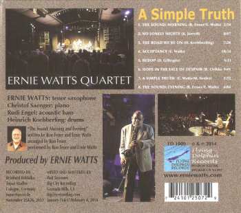 CD Ernie Watts Quartet: A Simple Truth