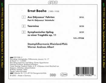 CD Ernst Boehe: Aus Odysseus' Fahrten (Symphonic Poems Vol. 2)