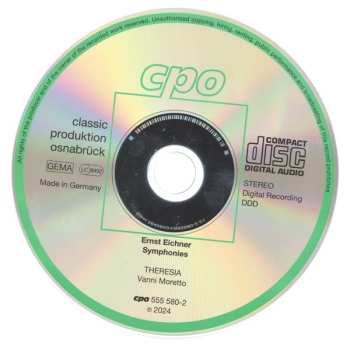 CD Ernst Eichner: Symphonies