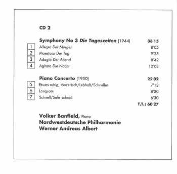 2CD Werner Andreas Albert: Complete Symphonies 1-3 • Piano Concerto