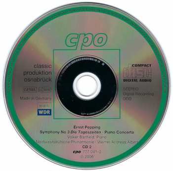 2CD Werner Andreas Albert: Complete Symphonies 1-3 • Piano Concerto