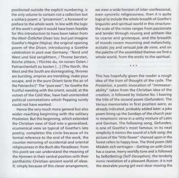 CD Ernst Pepping: Heut Und Ewig - Liederkreis Für Chor Nach Gedichten Von Goethe