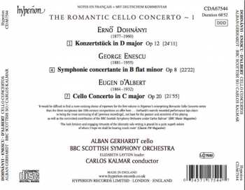 CD George Enescu: Konzertstück In D Major Op 12 / Symphonie Concertante In B Flat Minor Op 8 / Cello Concerto In C Major Op 20