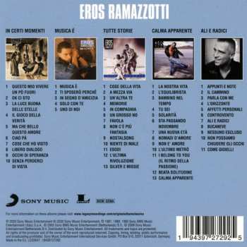 5CD/Dobozkészlet Eros Ramazzotti: Original Album Classics