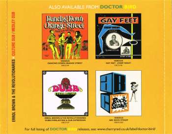 2CD The Revolutionaries: Culture Dub & Medley Dub