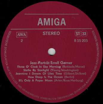 LP Erroll Garner: Jazz Portrait Erroll Garner