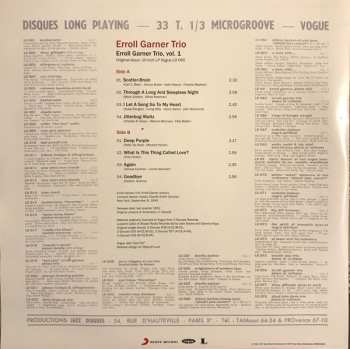 LP Erroll Garner Trio: Erroll Garner Trio Vol.1 CLR