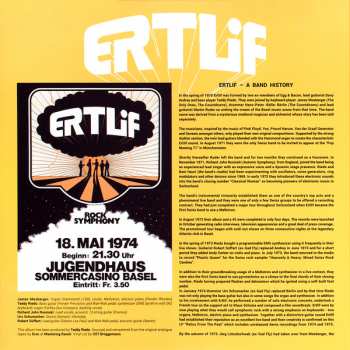 LP Ertlif: Relics From The Past: Unreleased Recordings 1974-1975