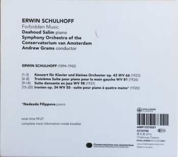 CD Erwin Schulhoff: Forbidden Music