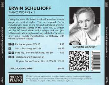 CD Erwin Schulhoff: Piano Works • 1
