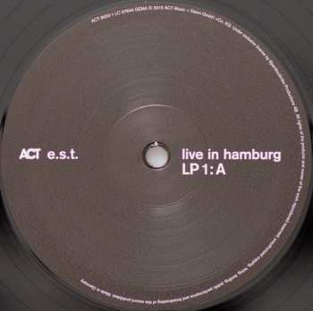 4LP/Dobozkészlet E.S.T.: Live In Hamburg LTD