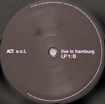 4LP/Dobozkészlet E.S.T.: Live In Hamburg LTD