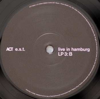 4LP/Dobozkészlet E.S.T.: Live In Hamburg LTD
