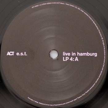 4LP/Dobozkészlet E.S.T.: Live In Hamburg LTD